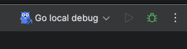 Go Debug Button